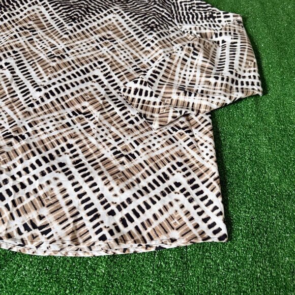 Calvin Klein Long Sleeve Button Front Mandarin Collar Tunic Shirt Plus Size 2X - Picture 10 of 12